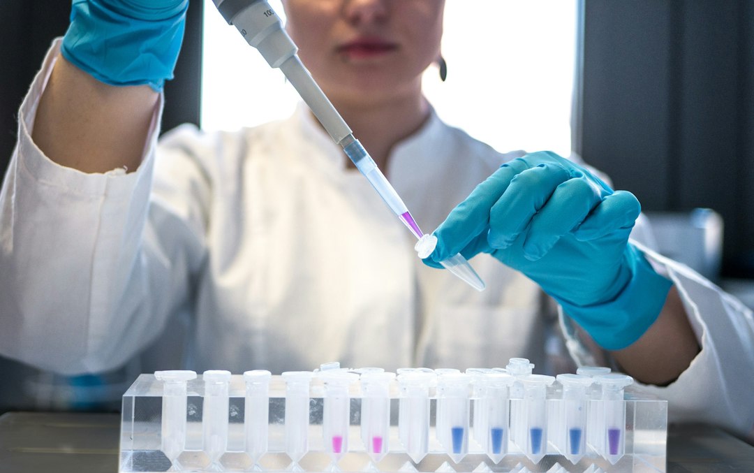 Laboratorij za istraživanje u farmaceutskoj industriji.